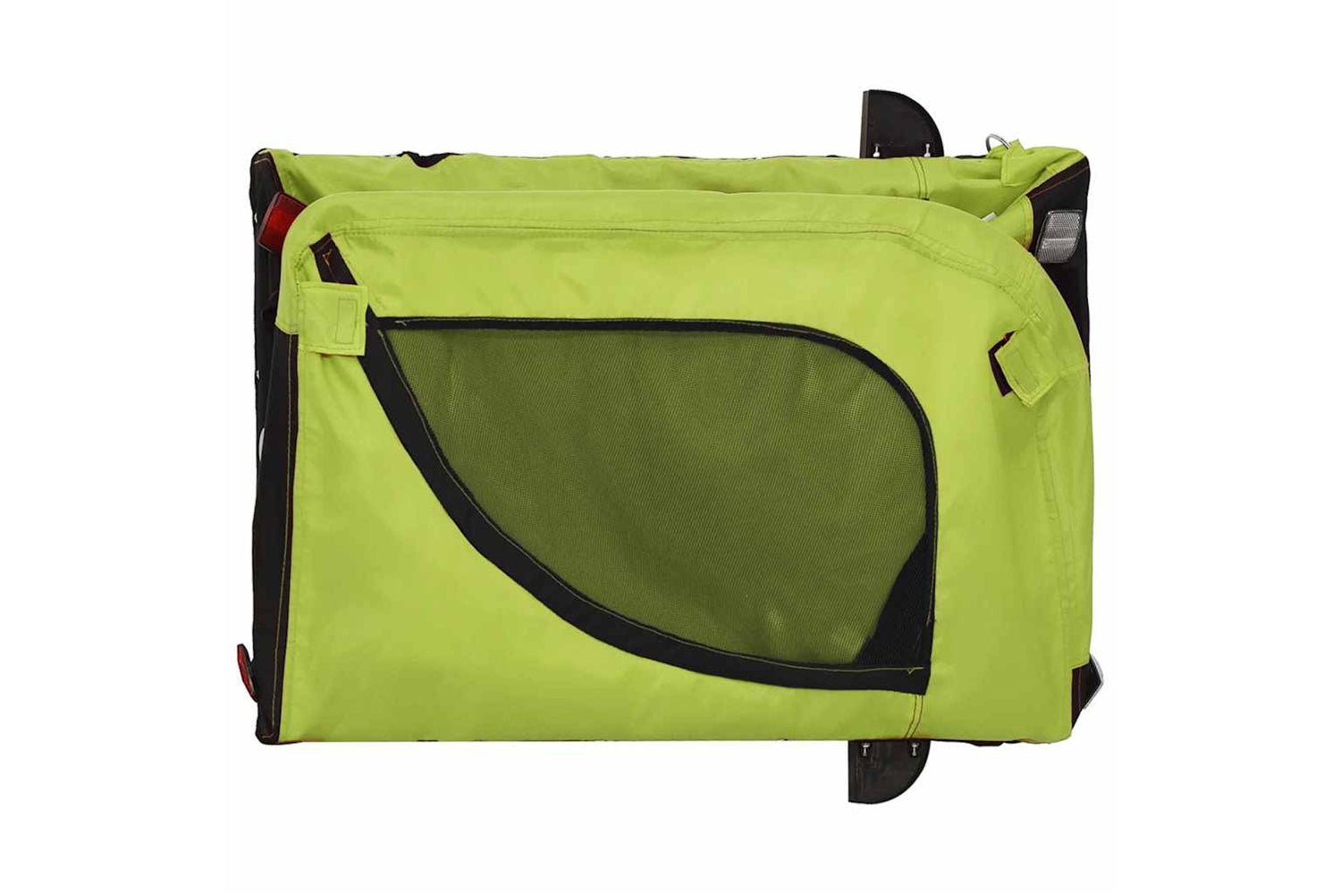 Vidaxl 94025 Pet Bike Trailer Green And Black Oxford Fabric And Iron-7