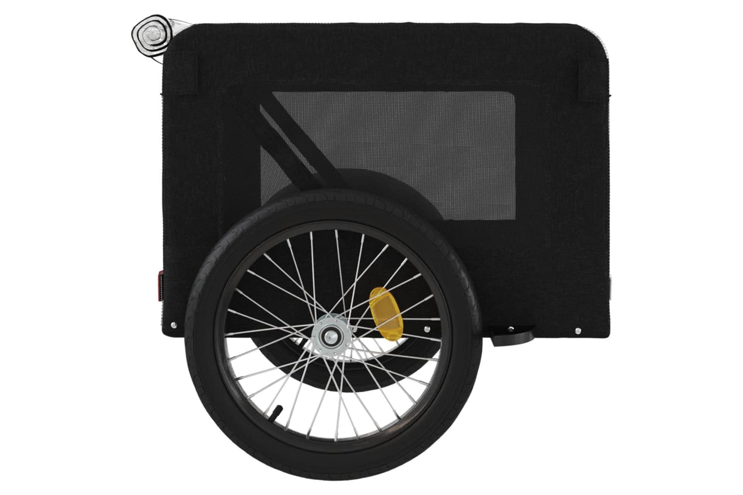 Vidaxl 93926 Pet Bike Trailer Black Oxford Fabric&iron-7