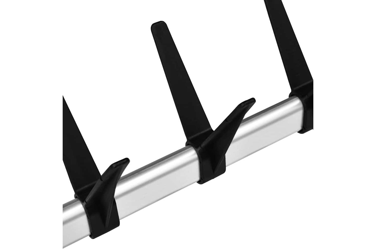 Vidaxl 321109 Telescopic Shoe Rack With Rods Aluminium-8