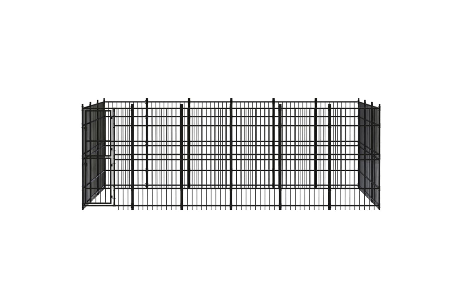 Vidaxl 3097977 Outdoor Dog Kennel Steel 16.59 M2-2
