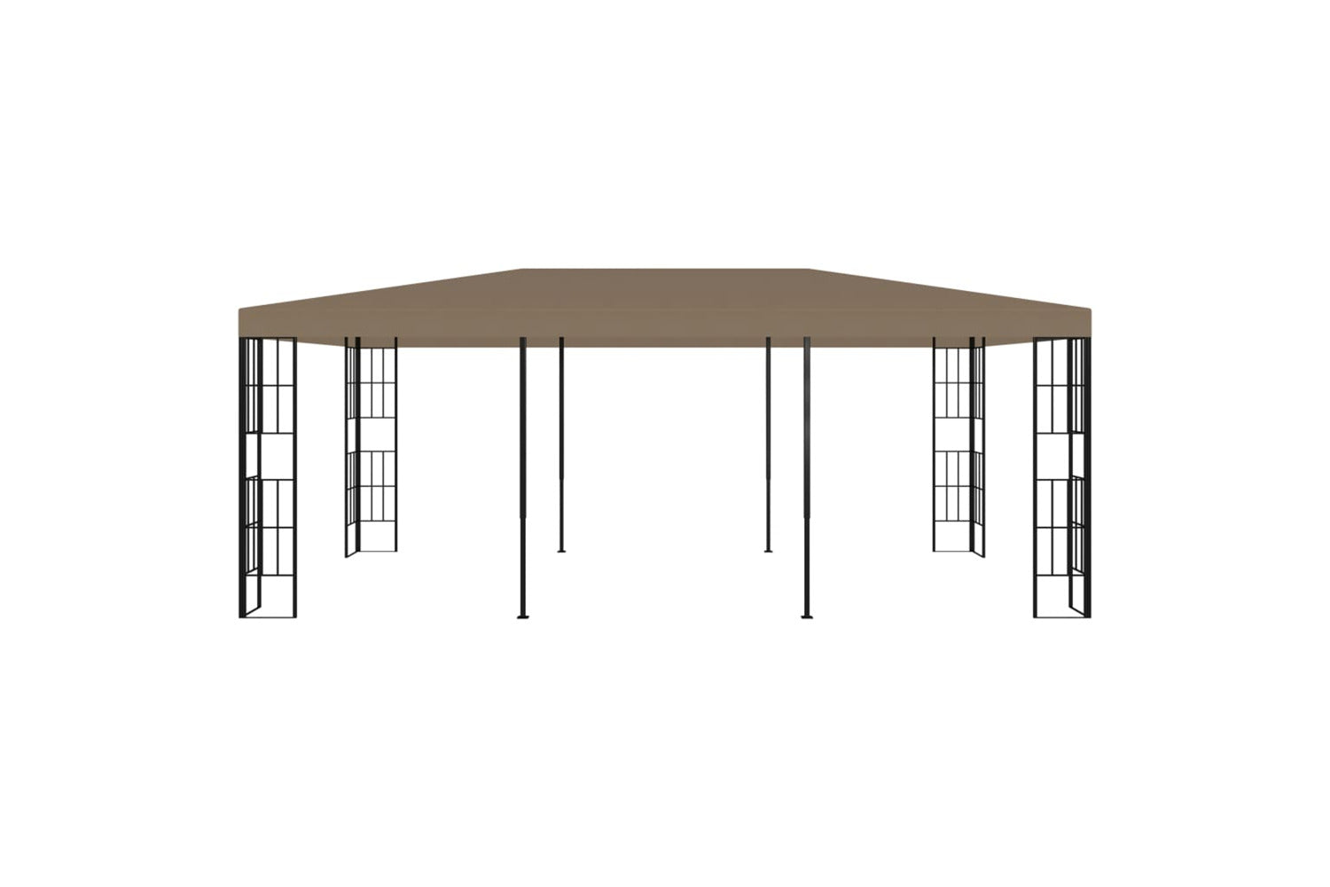 Vidaxl 312259 Gazebo 6x3 M Taupe