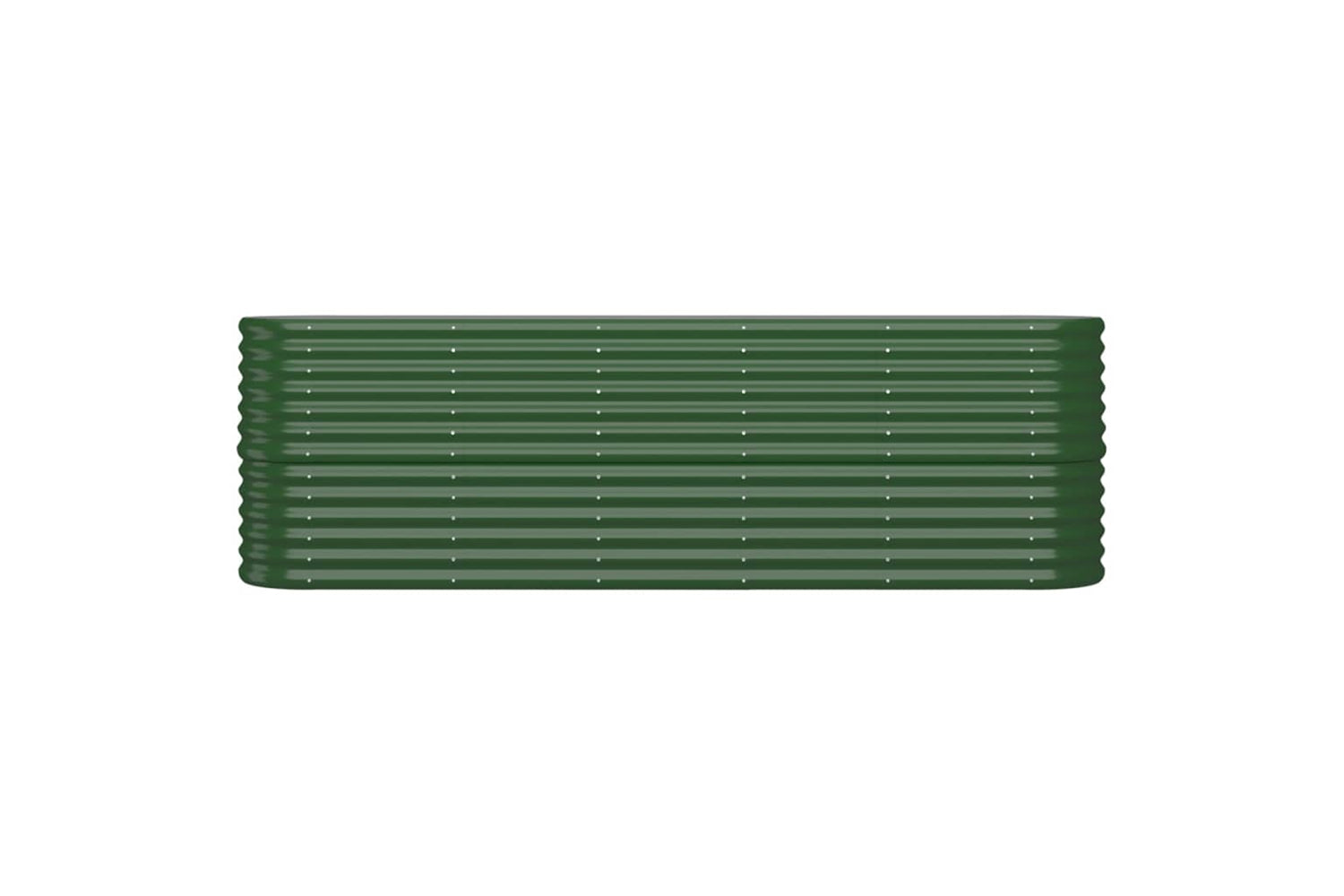 vidaXL 318898 Garden Raised Bed Powder-coated Steel 224x40x68cm Green-2
