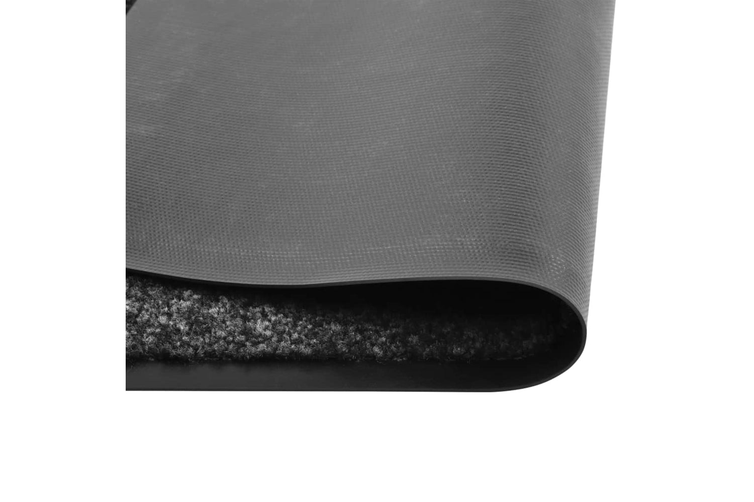 vidaXL 323409 Doormat Washable Black 40x60cm-2
