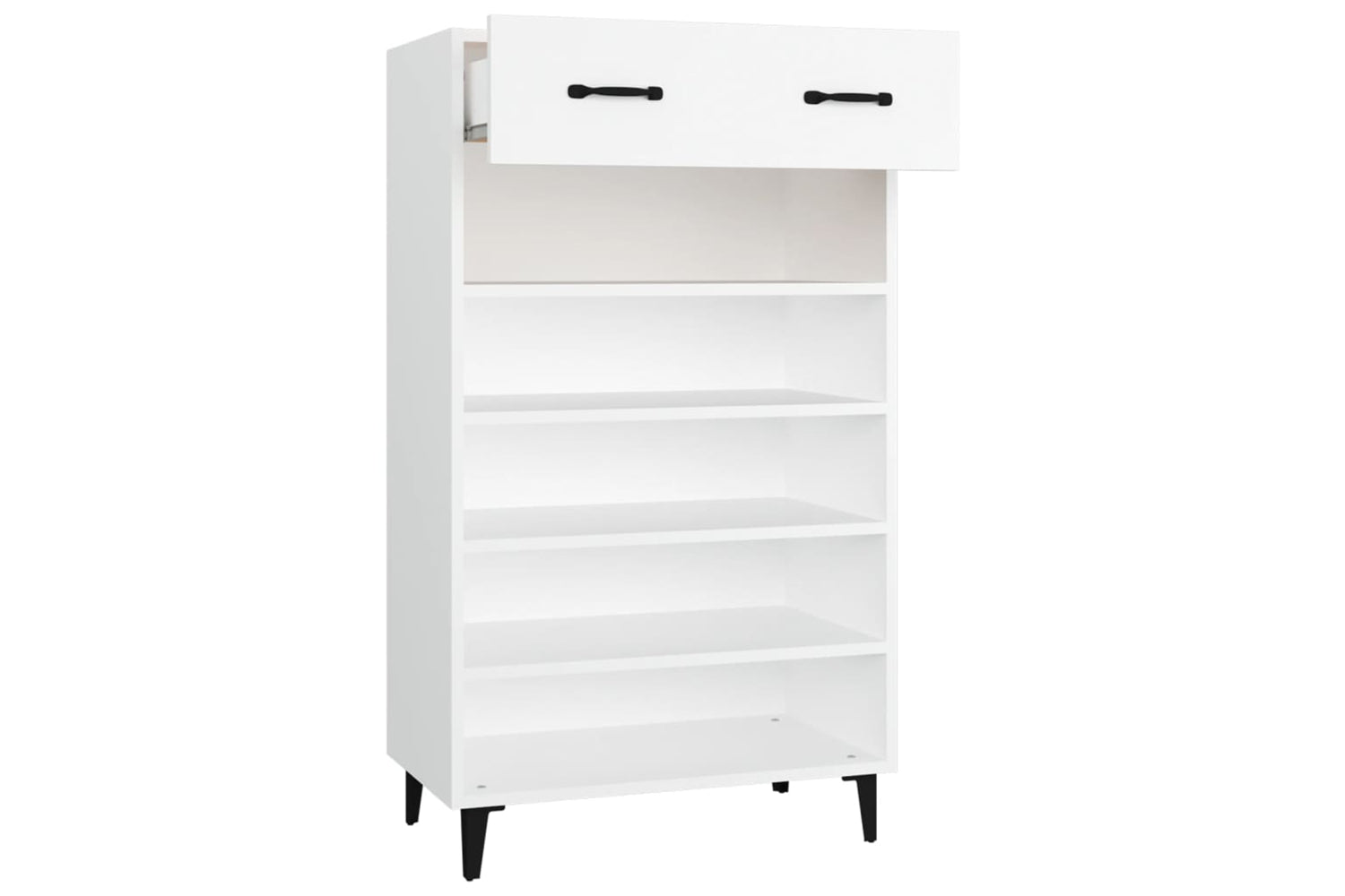 vidaXL 812789 Shoe Cabinet White 60x35x105cm Engineered Wood-6