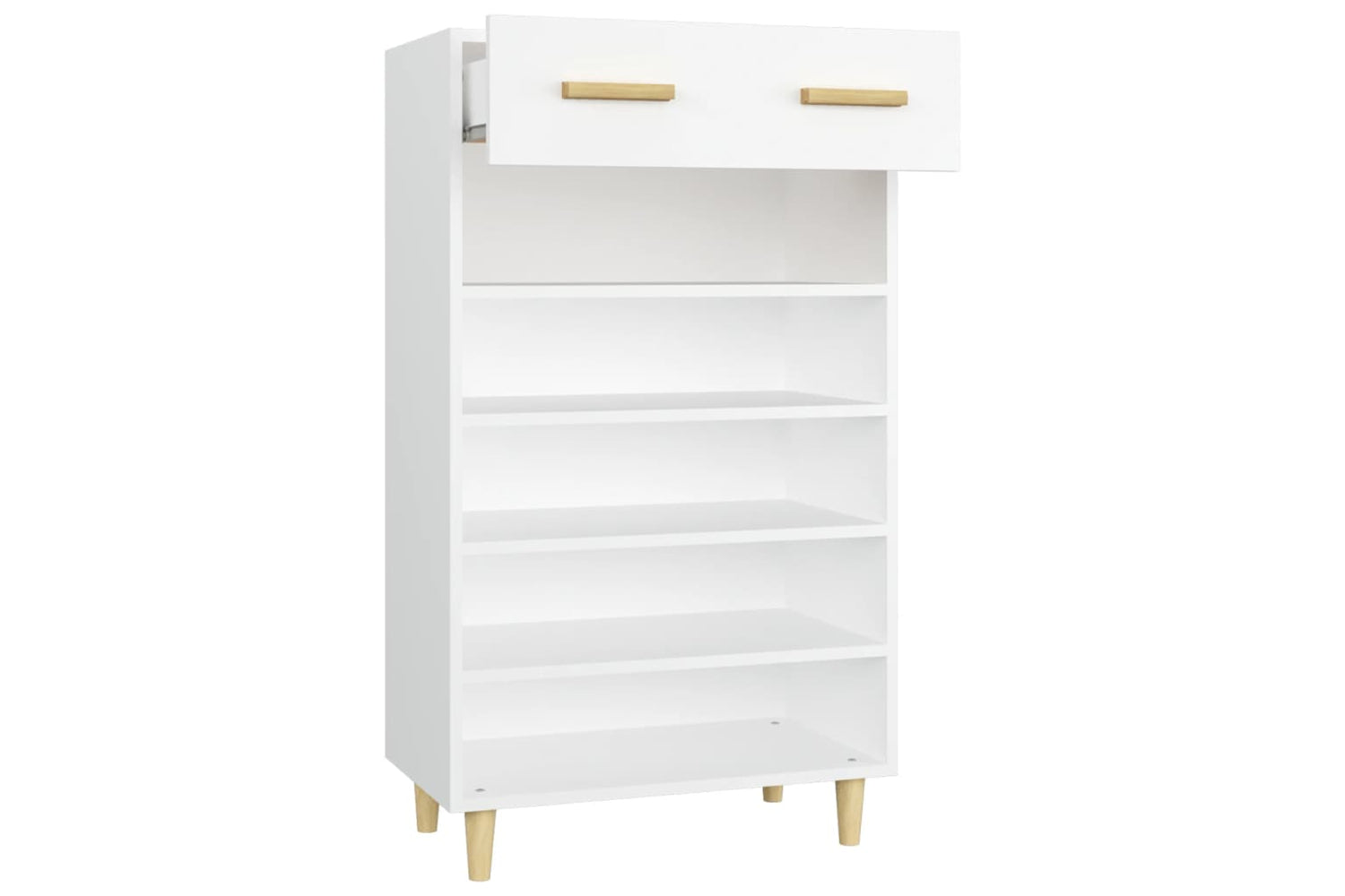 vidaXL 812780 Shoe Cabinet White 60x35x105cm Engineered Wood-6