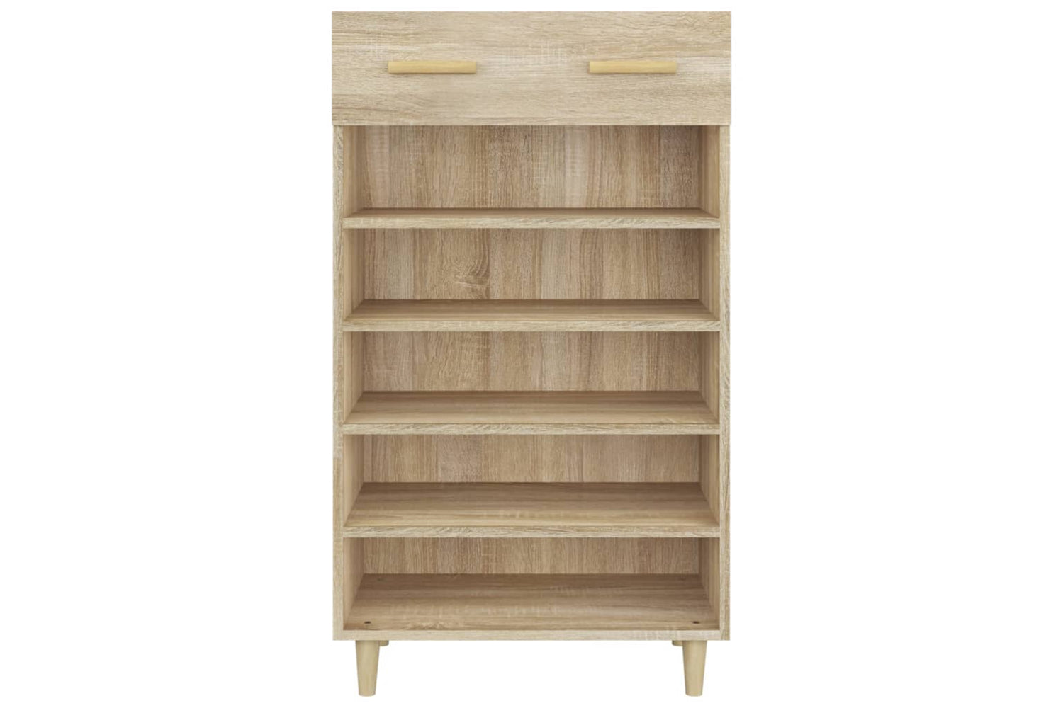 vidaXL 812783 Shoe Cabinet Sonoma Oak 60x35x105cm Engineered Wood-5