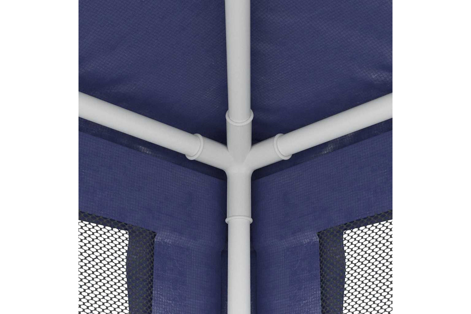 Vidaxl 319222 Party Tent With 4 Mesh Sidewalls Blue 2.5x2.5 M Hdpe-5