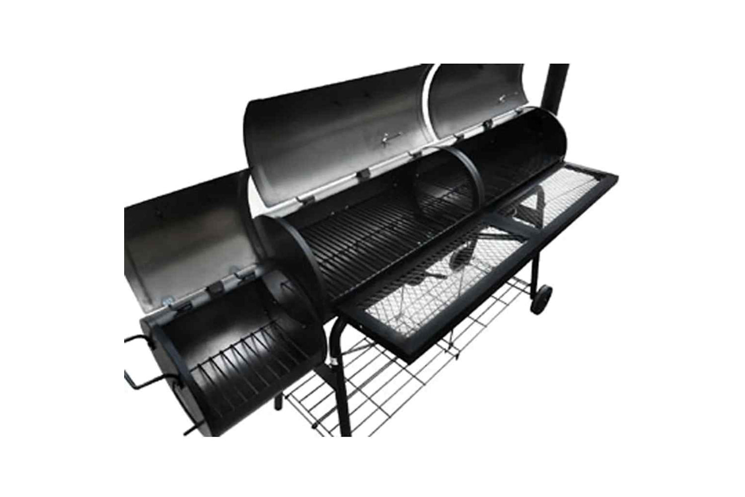 Vidaxl Smoker Bbq Nevada Xl Black-3