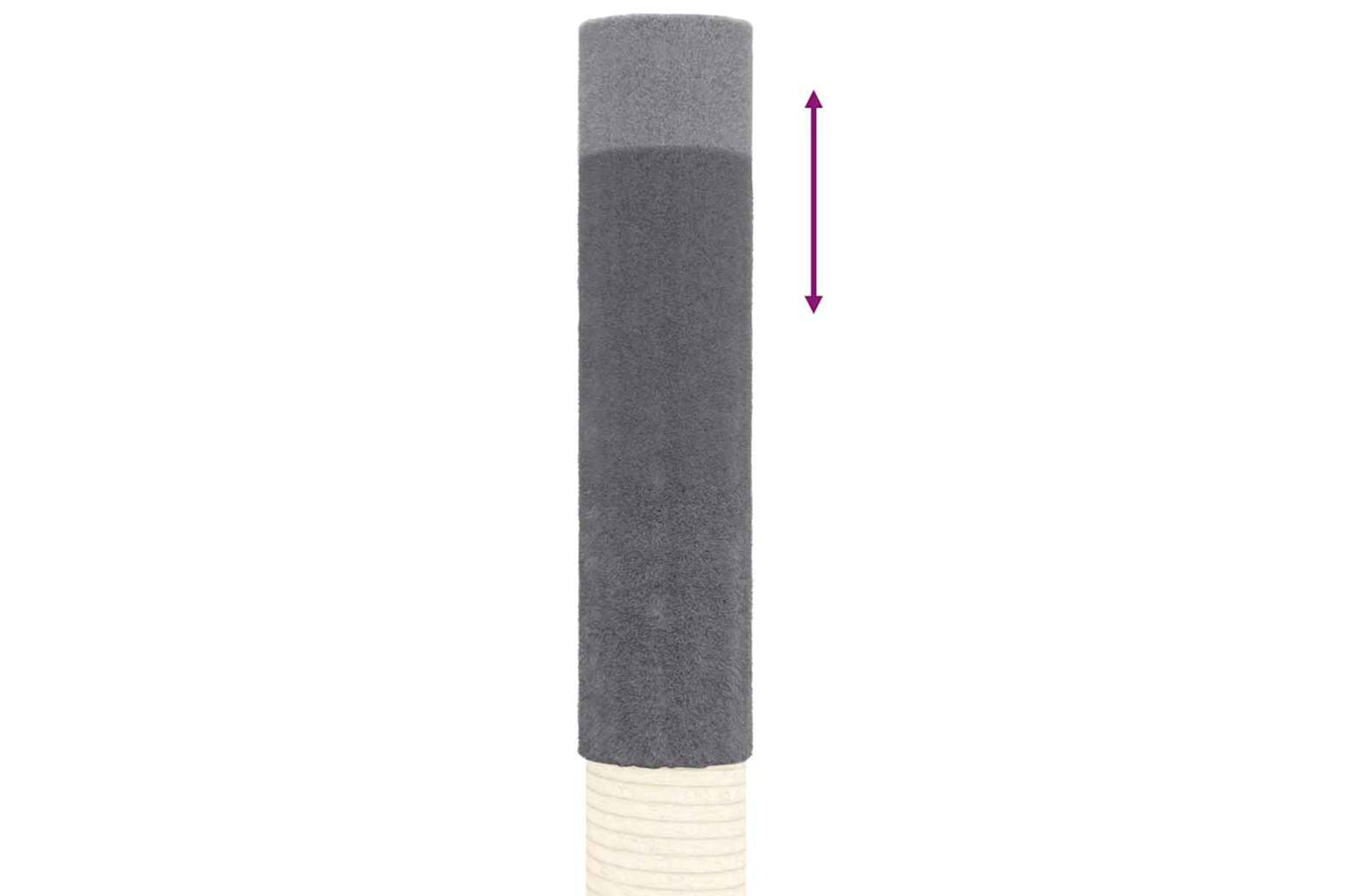 vidaXL 171614 Floor To Ceiling Cat Tree Dark Grey 277-303cm-6