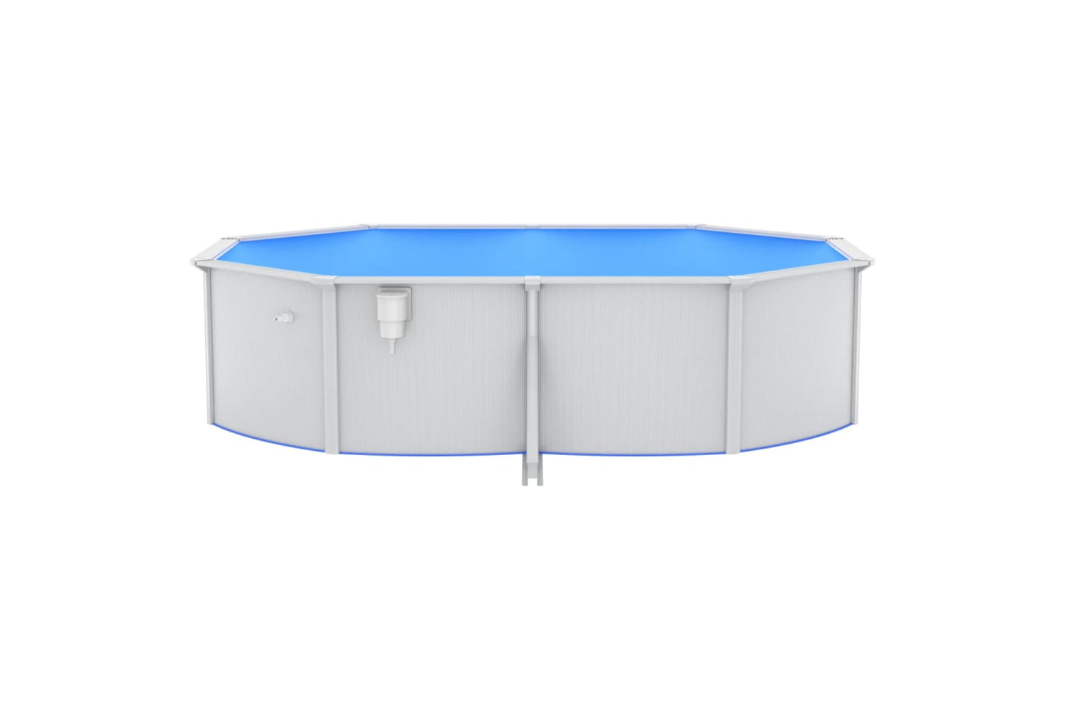 vidaXL 3098043 Swimming Pool With Safety Ladder 490x360x120cm-2