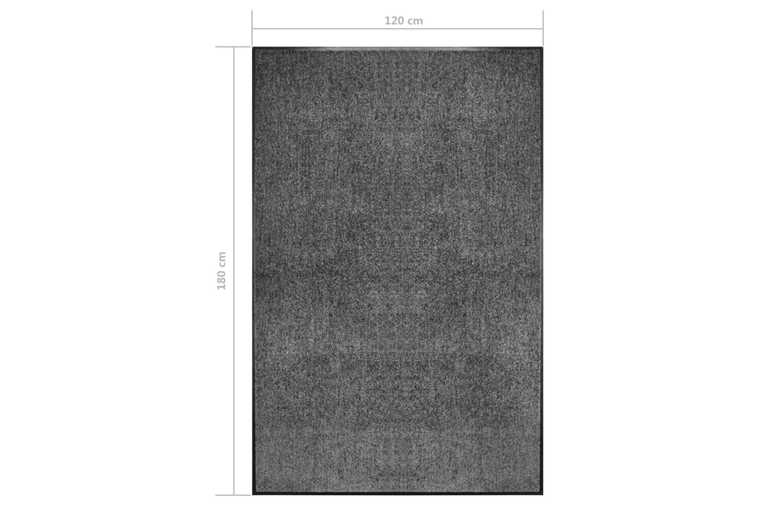 vidaXL 323420 Doormat Washable Anthracite 120x180cm-6