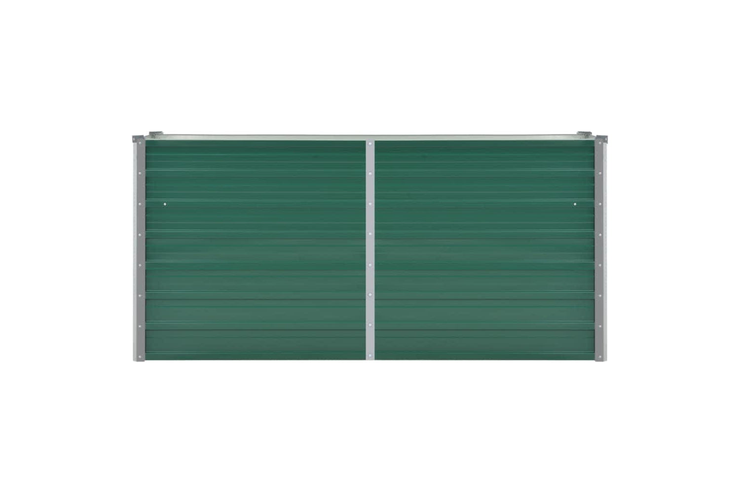 vidaXL 44849 Garden Raised Bed Galvanised Steel 160x40x77cm Green-3