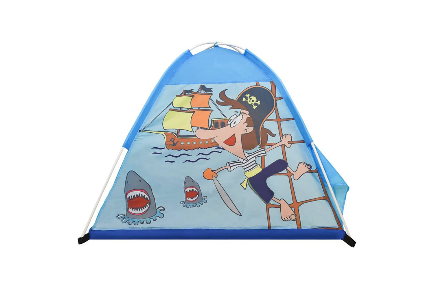 Vidaxl Children Play Tent Blue 120x120x90 Cm-5