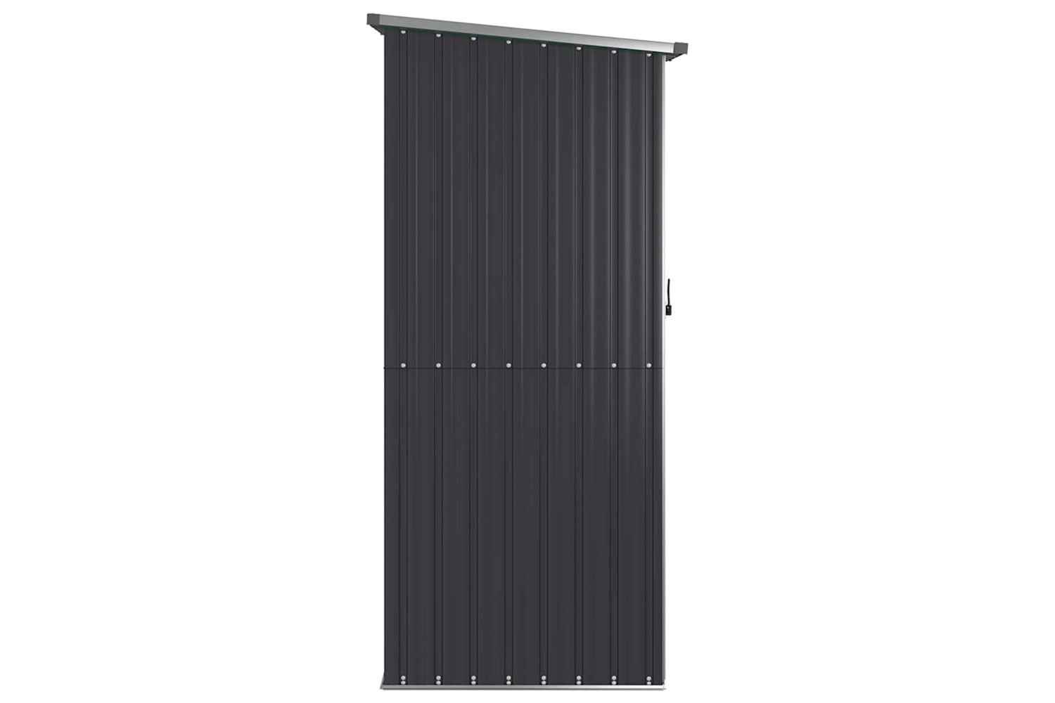 vidaXL 150901 Garden Shed Anthracite 118.5x97x209.5cm Galvanised Steel-4