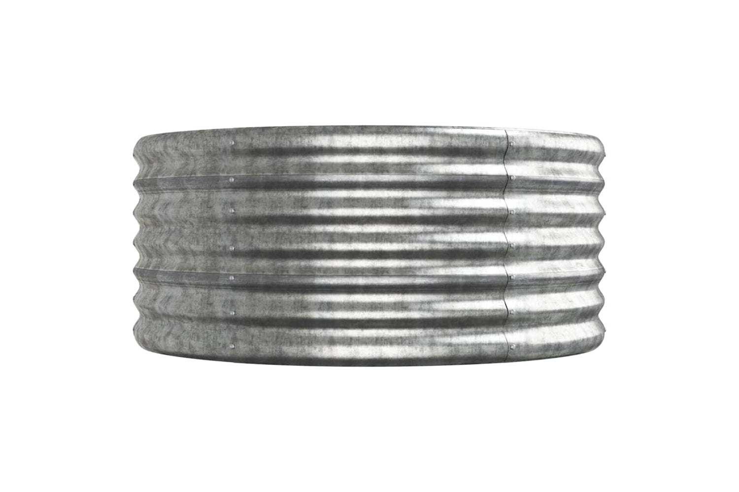 vidaXL 318927 Garden Raised Bed Powder-coated Steel 296x80x36cm Silver-3