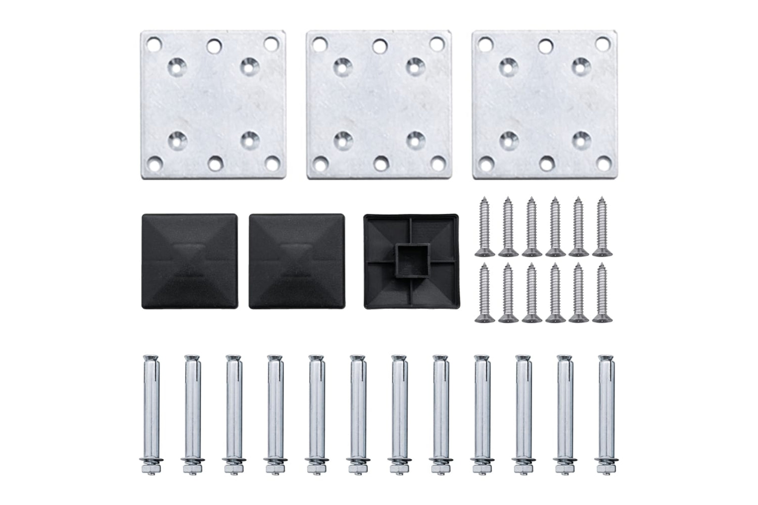 Vidaxl 3070455 Fence Panel Set Wpc 353x146 Cm Grey-9
