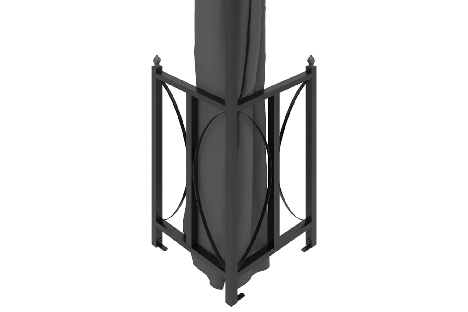 Vidaxl 318544 Gazebo With Sidewalls&double Roofs 3x4 M Anthracite-4