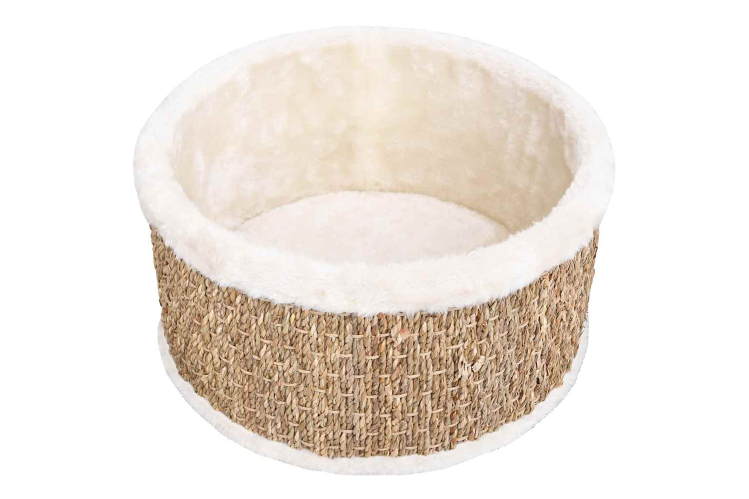 Vidaxl Round Cat Basket 36 Cm Seagrass-2
