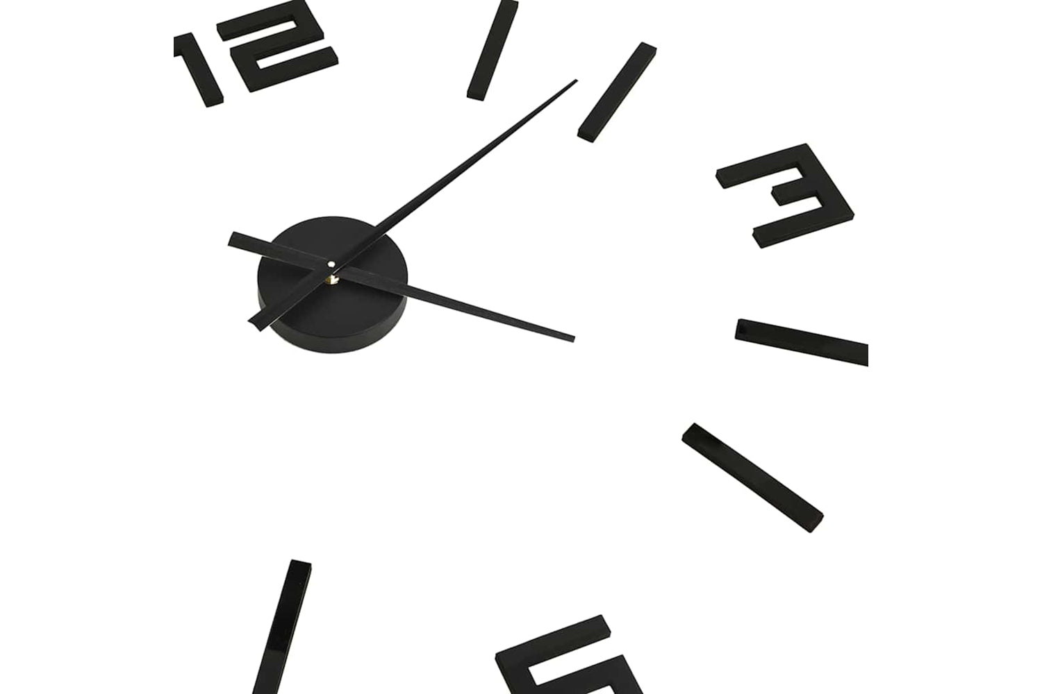 Vidaxl 3D Wall Clock Modern Design 100 cm | Black-3