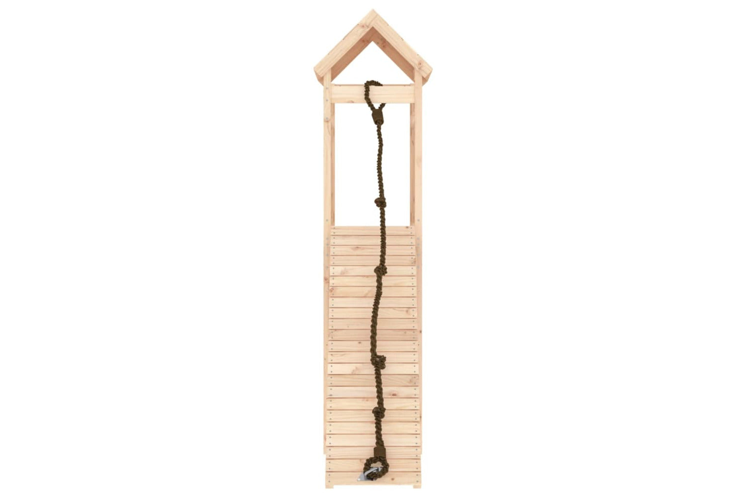 Vidaxl 3156940 Playhouse With Climbing Wall Solid Wood Pine-3