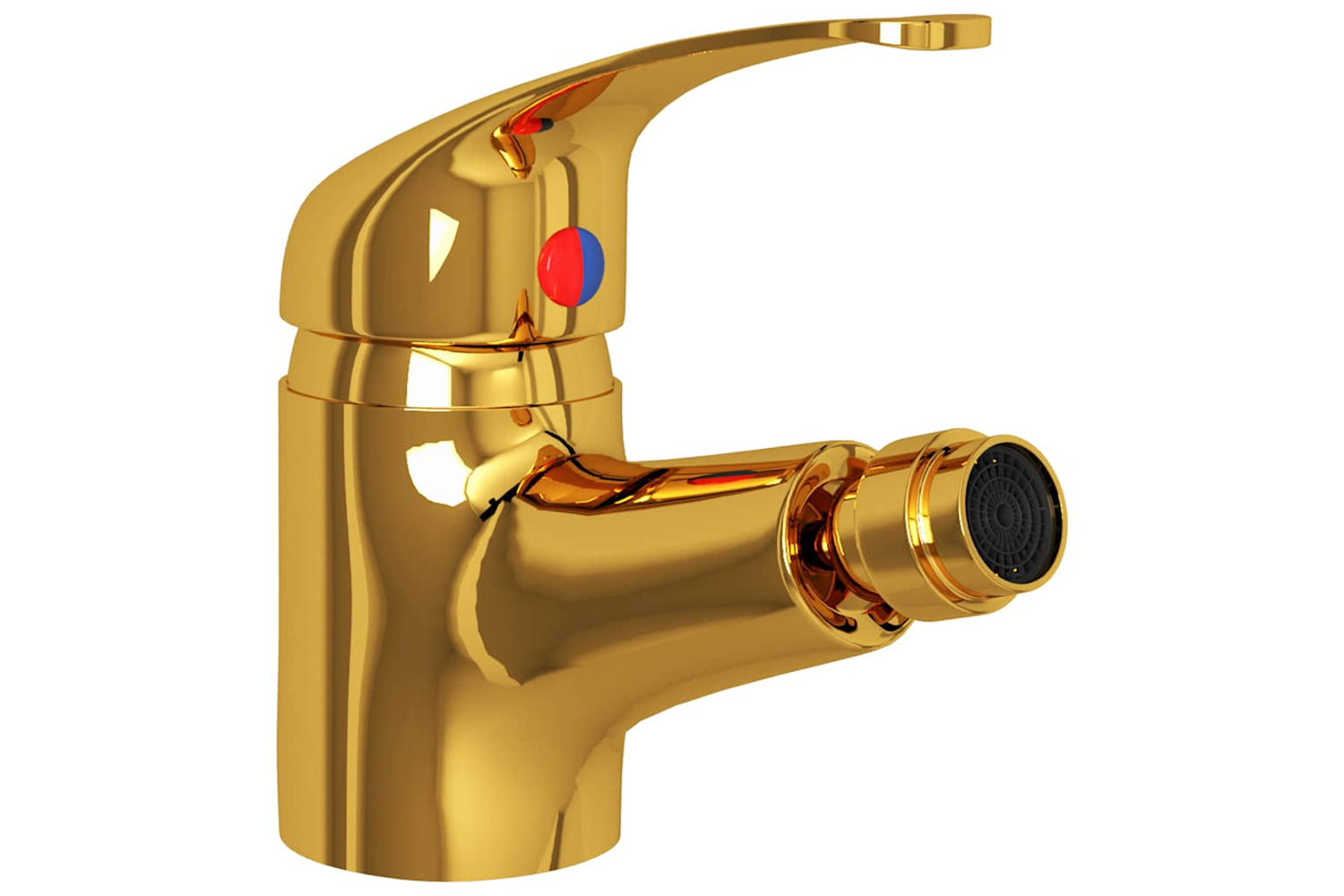 vidaXL 149085 Bathroom Bidet Mixer Tap Gold 13x12cm-2