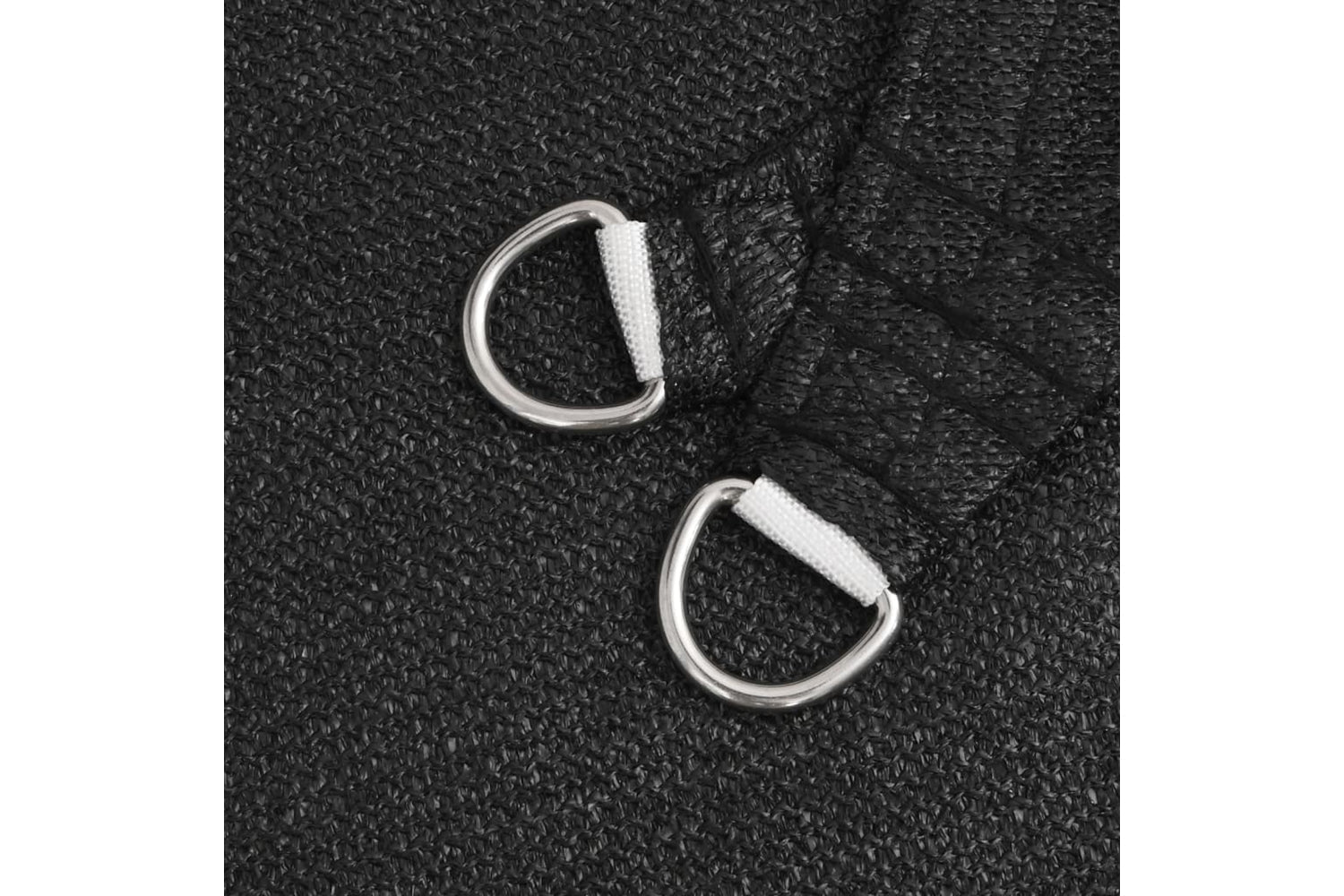 vidaXL 311714 Sunshade Sail 160 G/mÂ² Black 3x3 M Hdpe-5