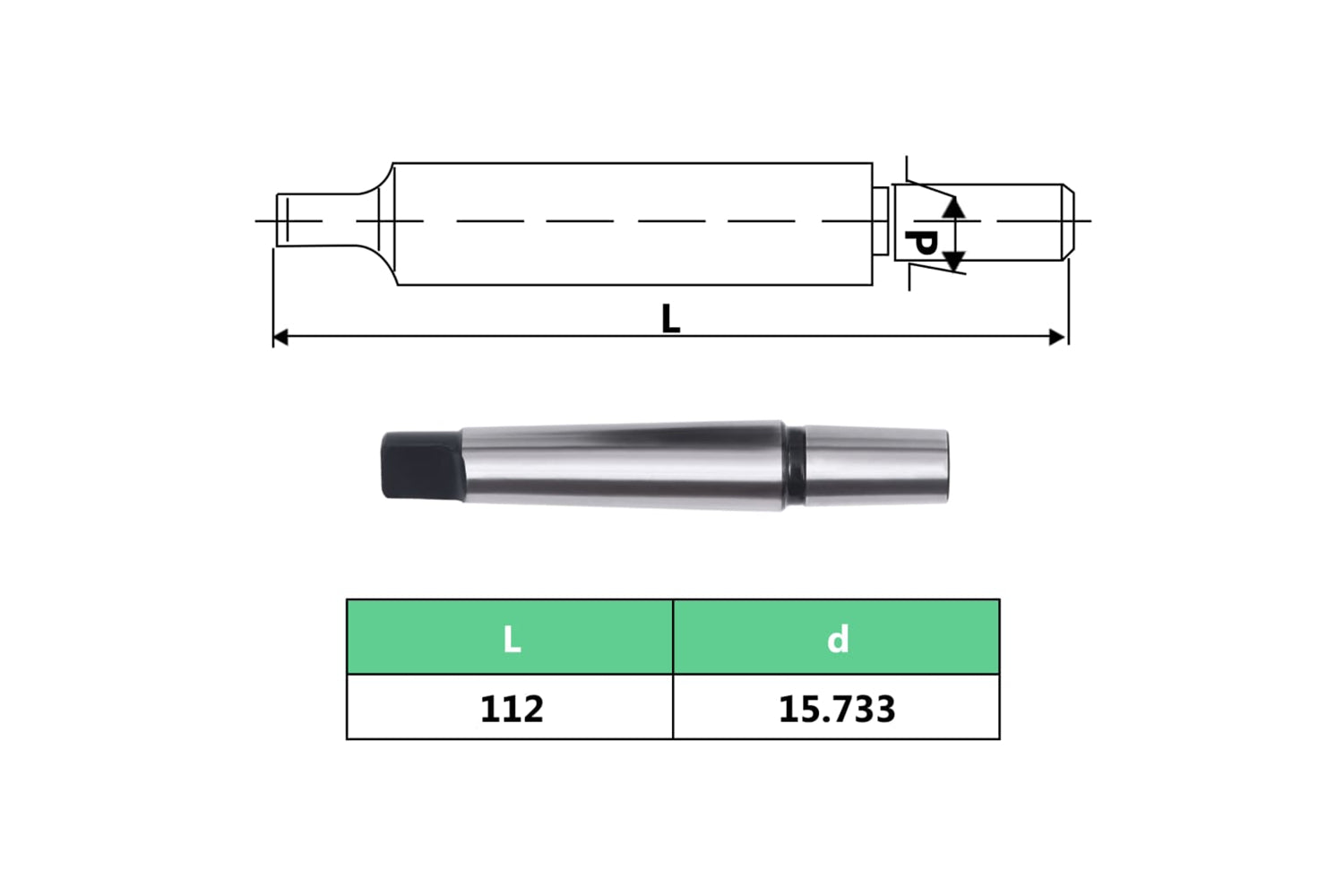 vidaXL 146695 Quick Release Drill Chuck Mt2-b16 With 13mm Clamping Range-9