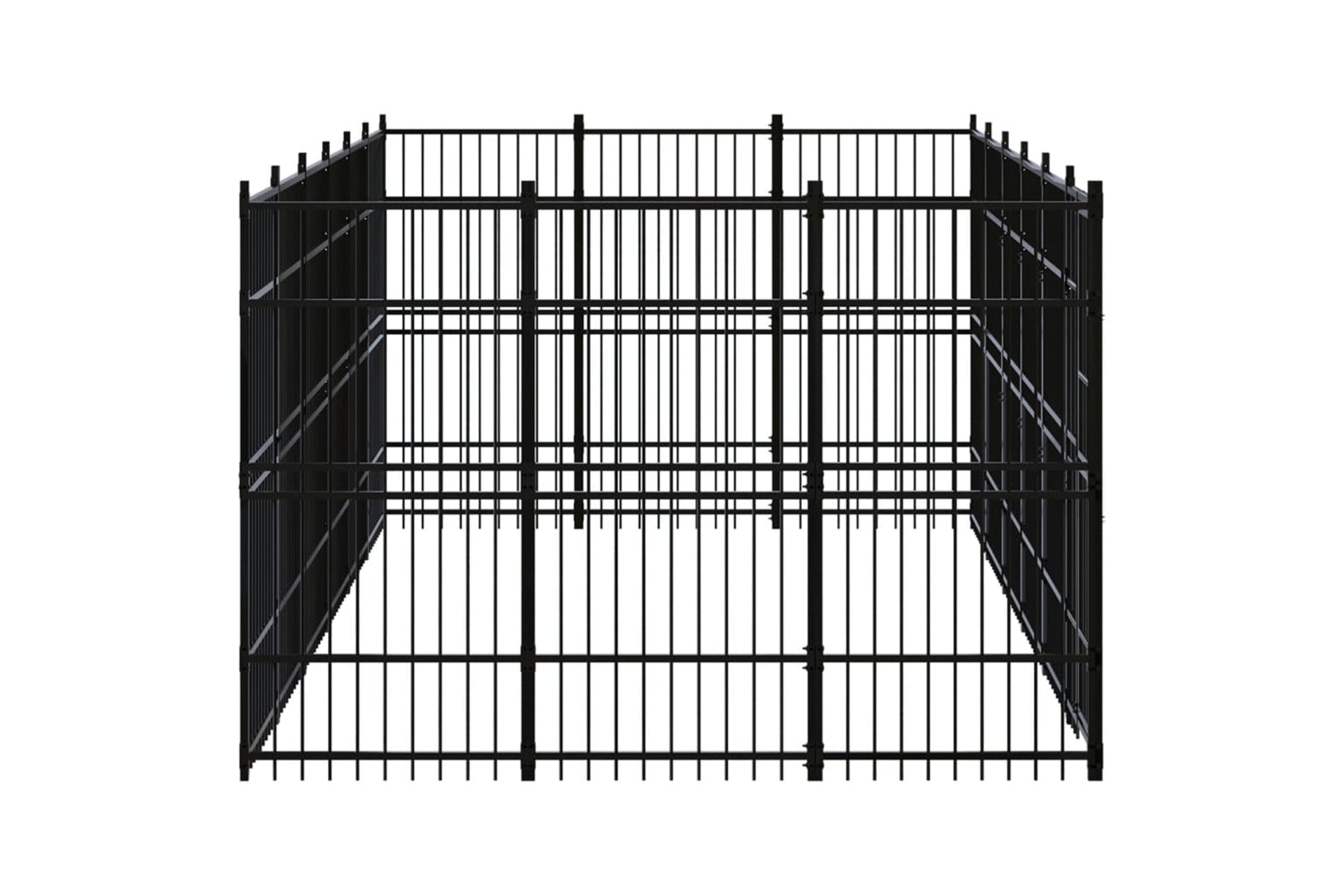 Vidaxl 3097977 Outdoor Dog Kennel Steel 16.59 M2-3