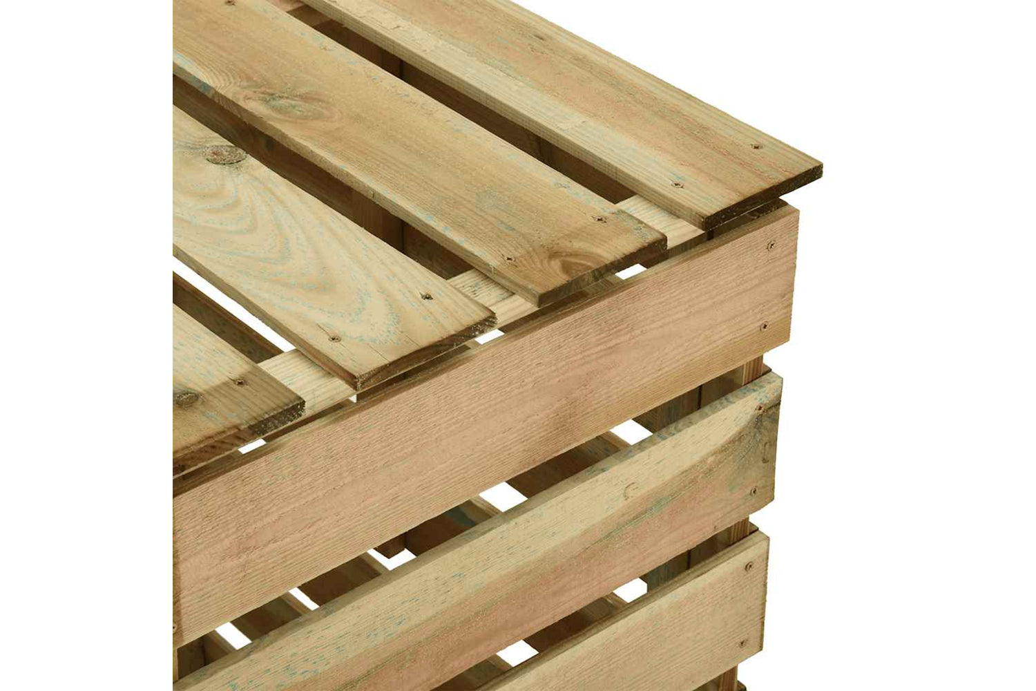 vidaXL 3078136 Slatted Garden Composter 2pcs 80x50x100cm Impregnated Pinewood-6