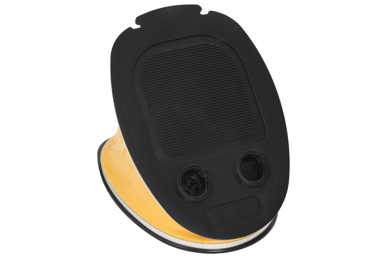 vidaXL Foot Pump 26x18cm Pp And Pe Grey And Yellow-3
