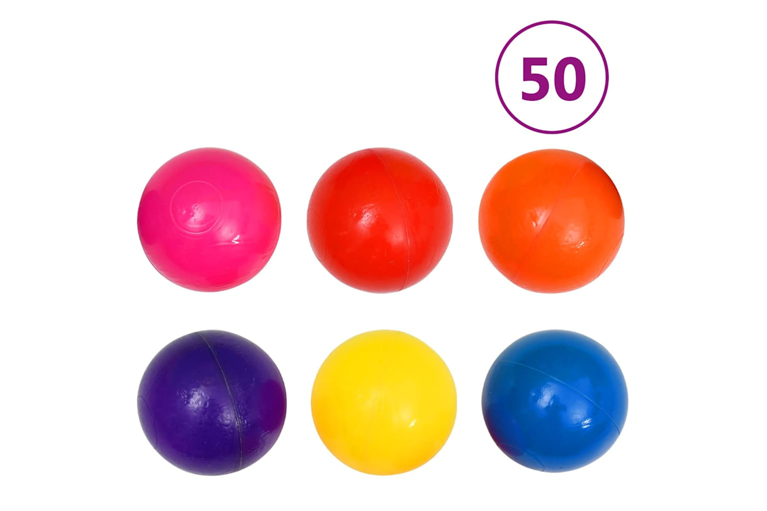 vidaXL 3107719 Ball Pool With 300 Balls For Kids 75x75x32cm-6