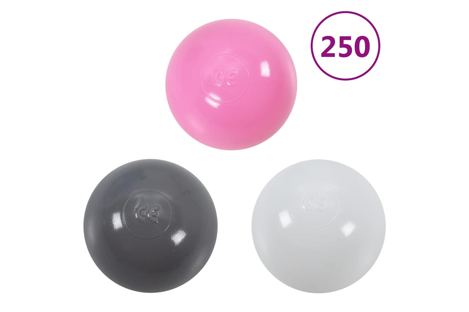 vidaXL 3107720 Ball Pool With 300 Balls For Kids 75x75x32cm-5