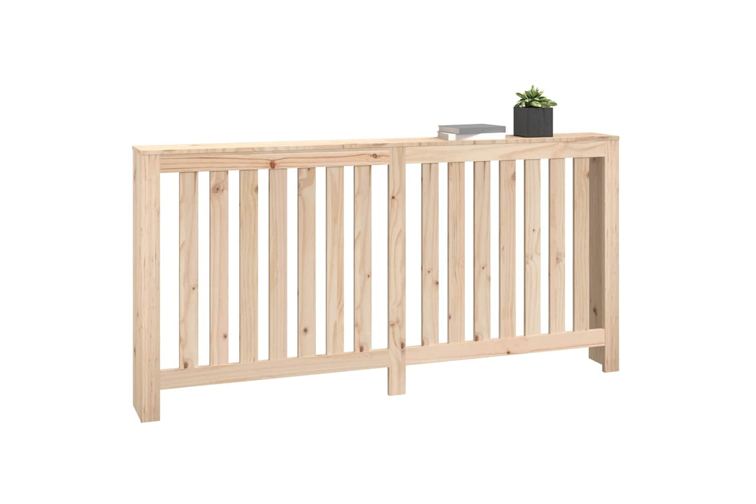 vidaXL 822581 Radiator Cover 169x19x84cm Solid Wood Pine-3