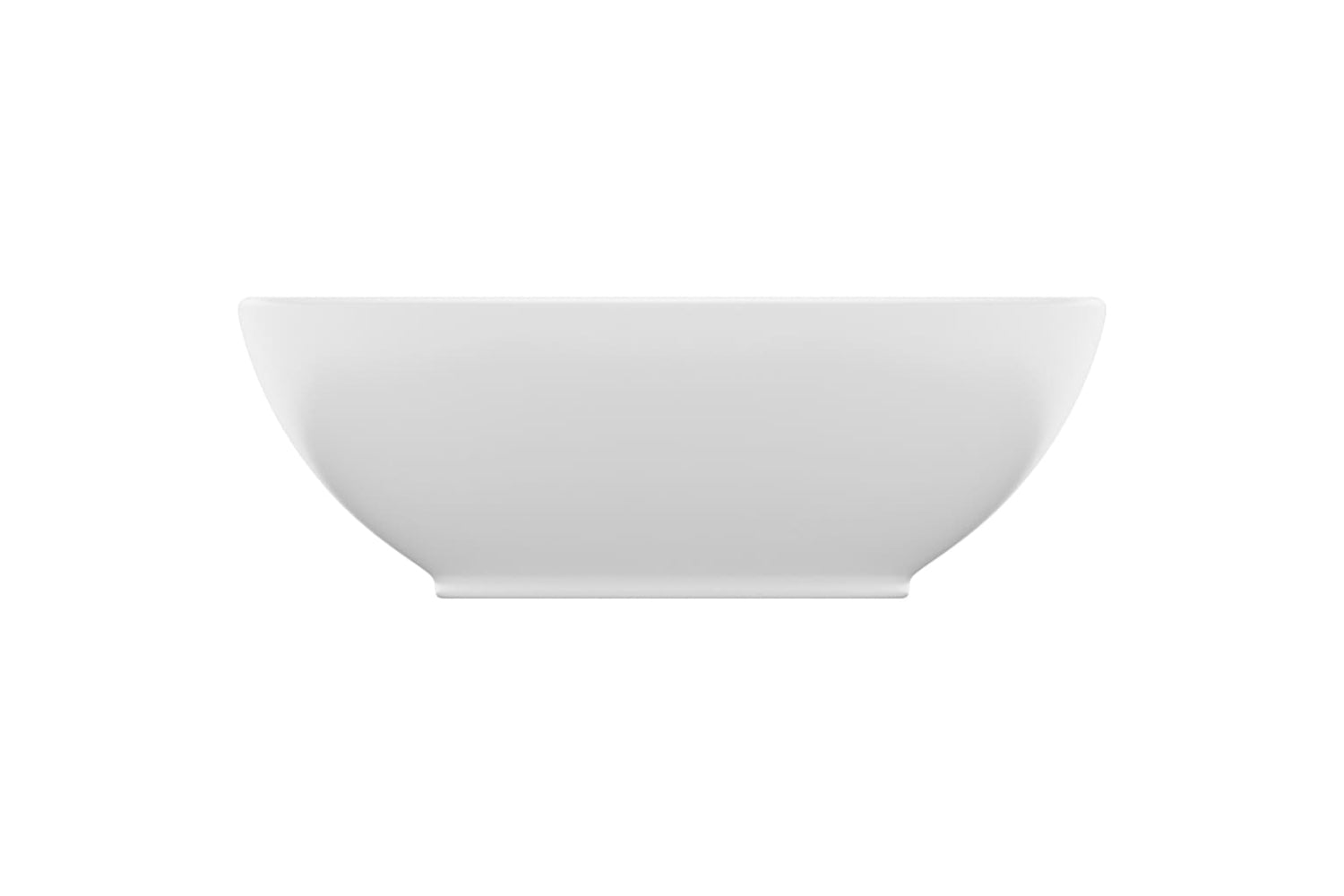 vidaXL 146921 Luxury Basin Oval-shaped Matt White 40x33cm Ceramic-2
