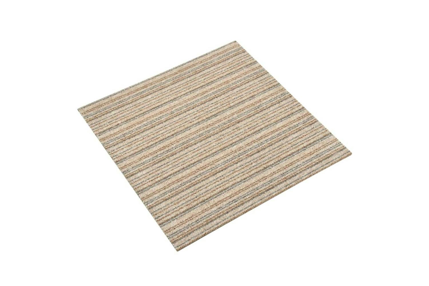 vidaXL 147320 Carpet Floor Tiles 20 Pcs 5 M2 50x50cm Stripe-2