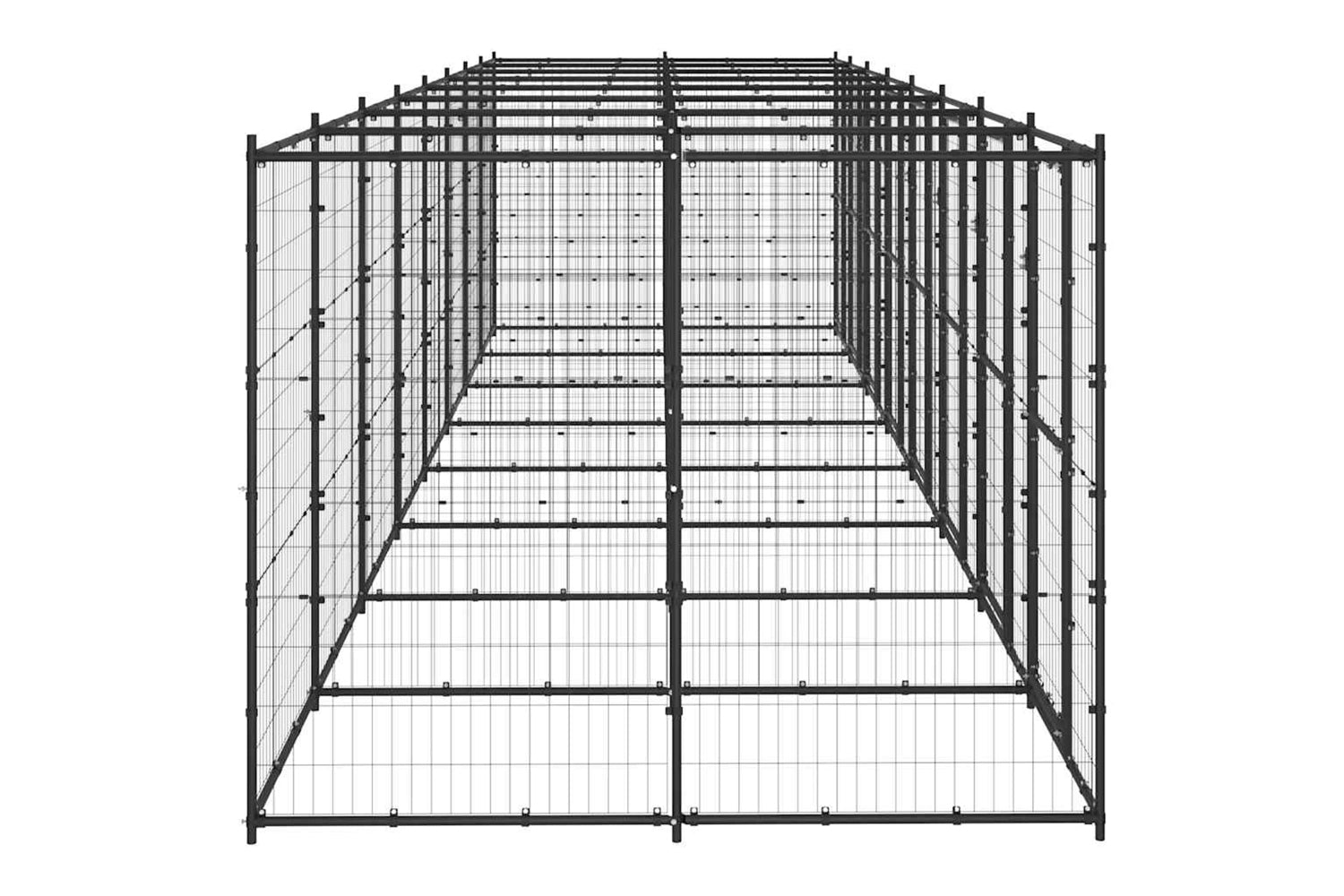 Vidaxl 3082266 Outdoor Dog Kennel Steel 19.36 M2-3