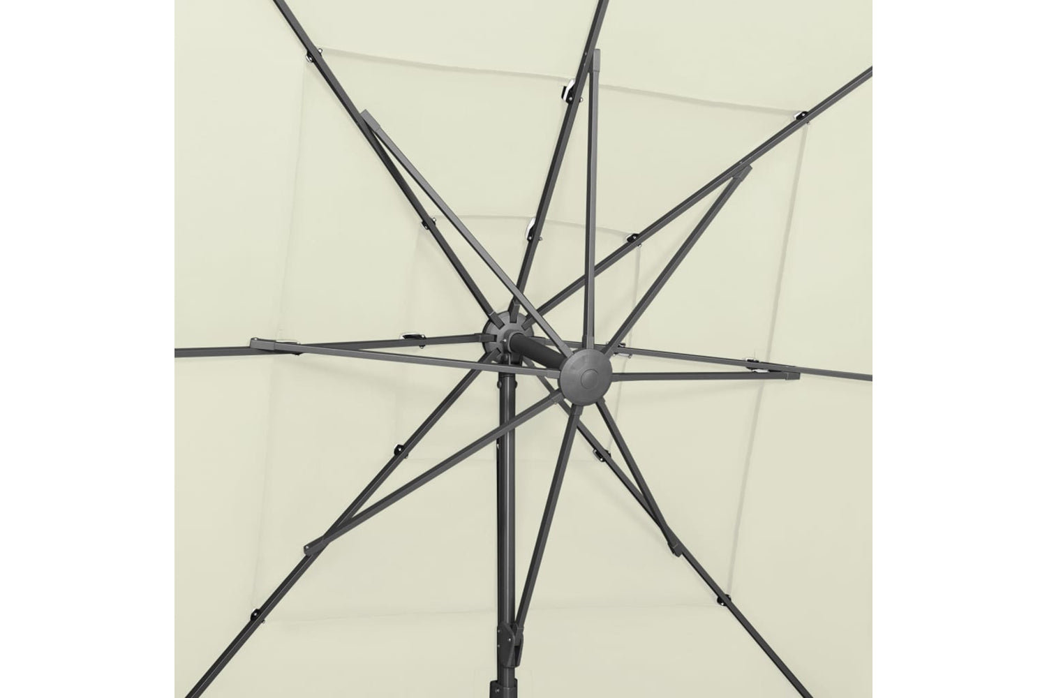 vidaXL 313820 4-tier Parasol With Aluminium Pole Sand 250x250cm-7