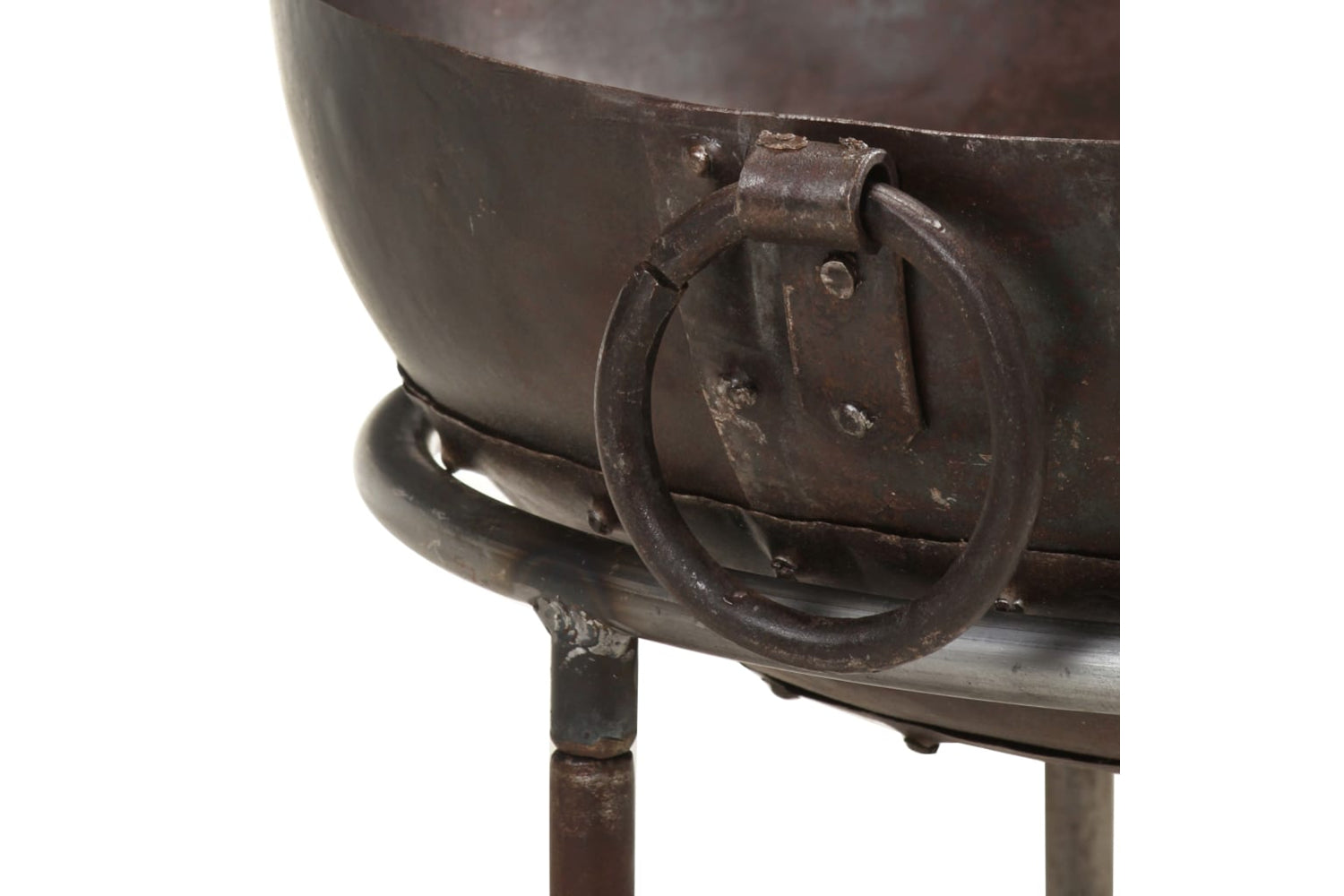 vidaXL 321944 Rustic Fire Pit ÃƒÂƒÃ‚Â˜ 40cm Iron-7