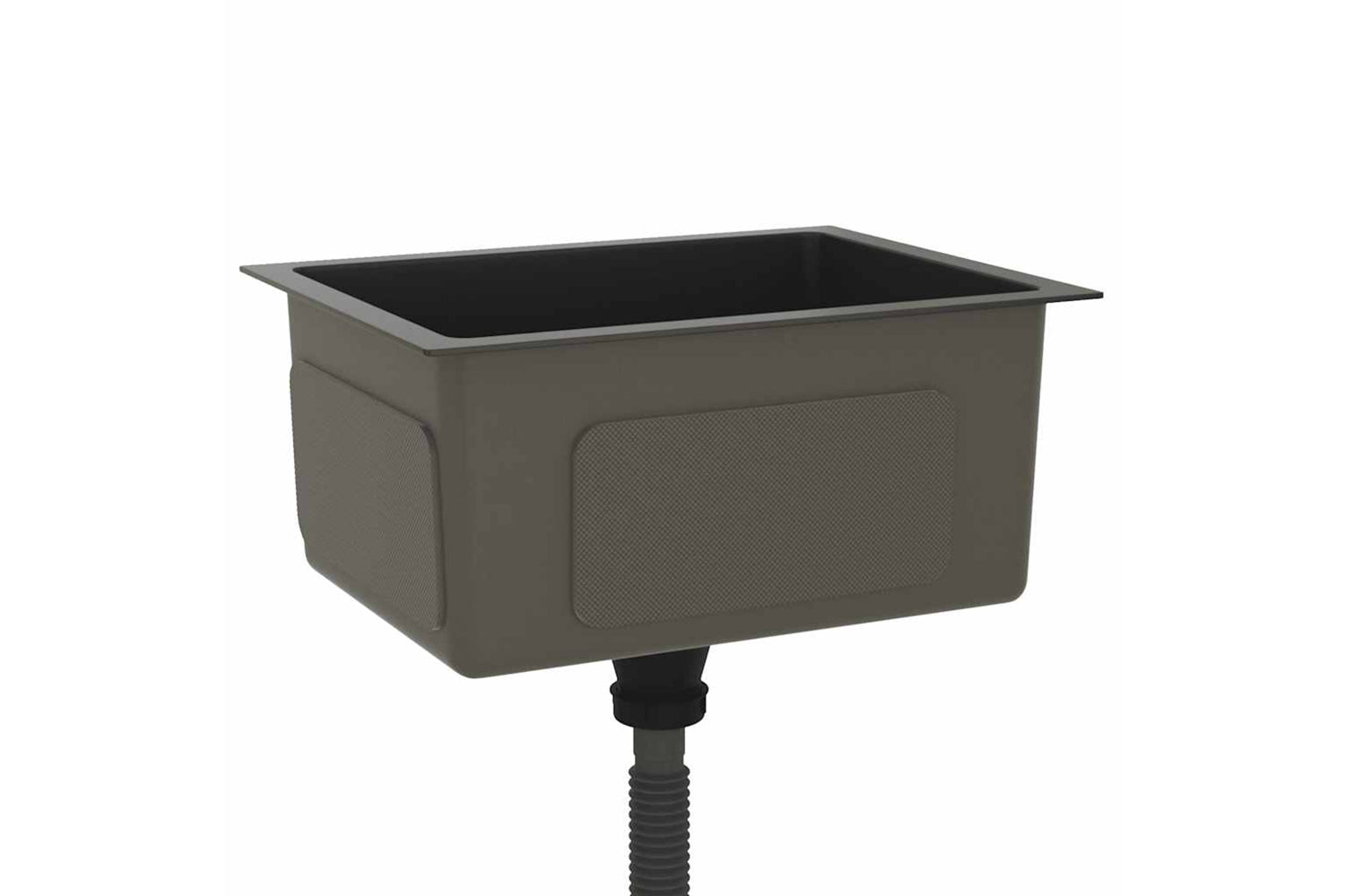 Vidaxl 51507 Handmade Kitchen Sink Black Stainless Steel-3