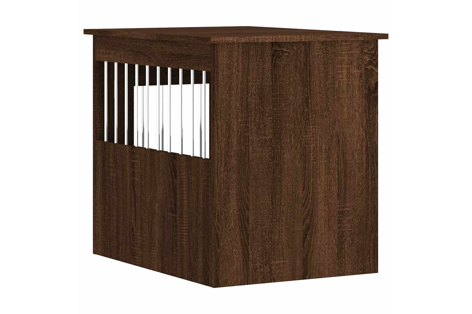 vidaXL 838322 Dog Crate Furniture Brown Oak 55x75x65cm Engineered Wood-8