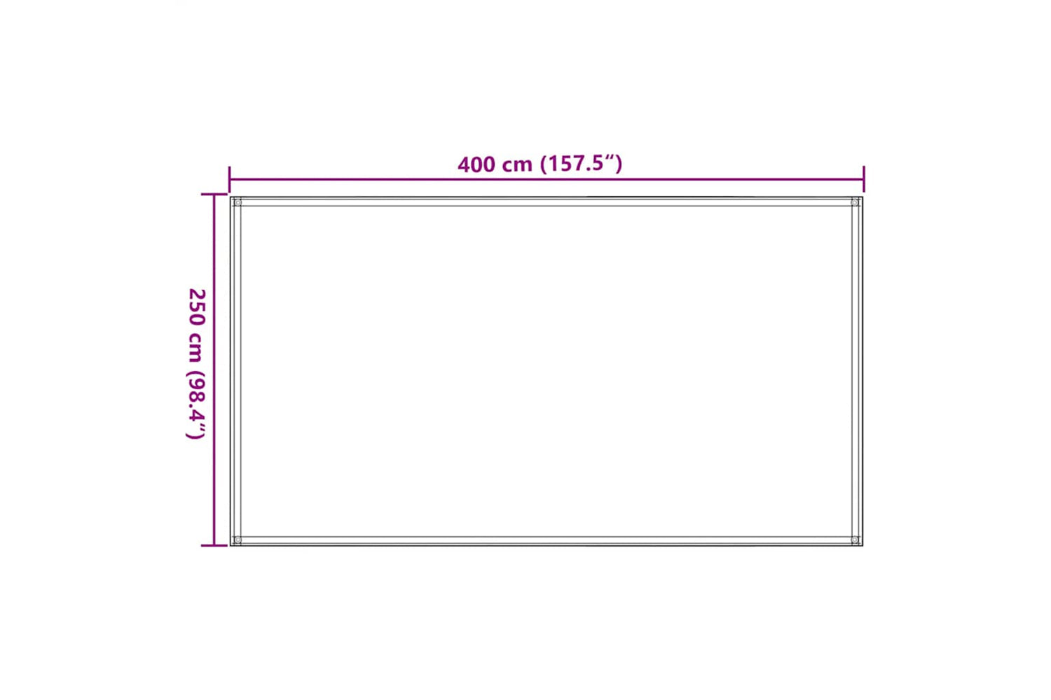 vidaXL 4002295 Tent Carpet Sand 250x400cm Hdpe-6