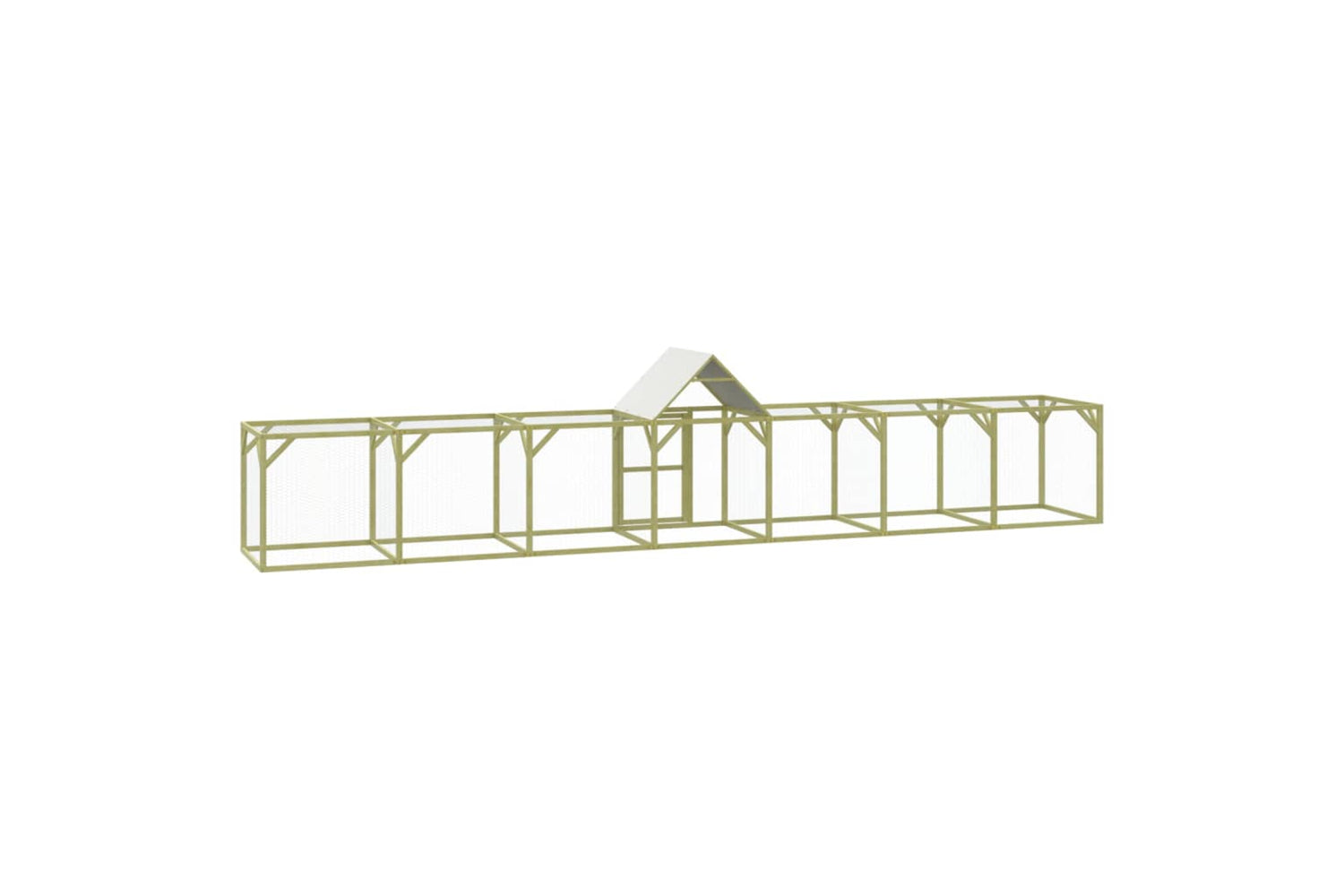 vidaXL 3102984 Chicken Coop 700x100x150cm Impregnated Solid Wood Pine-4