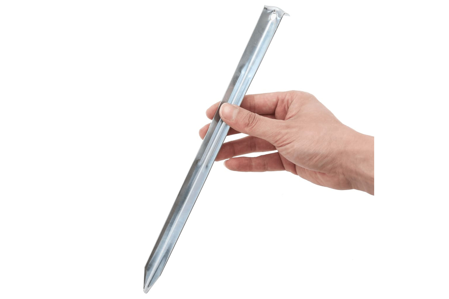 vidaXL 4009338 Tent Pegs 24 Pcs 30cm x 20mm Galvanised Steel-3