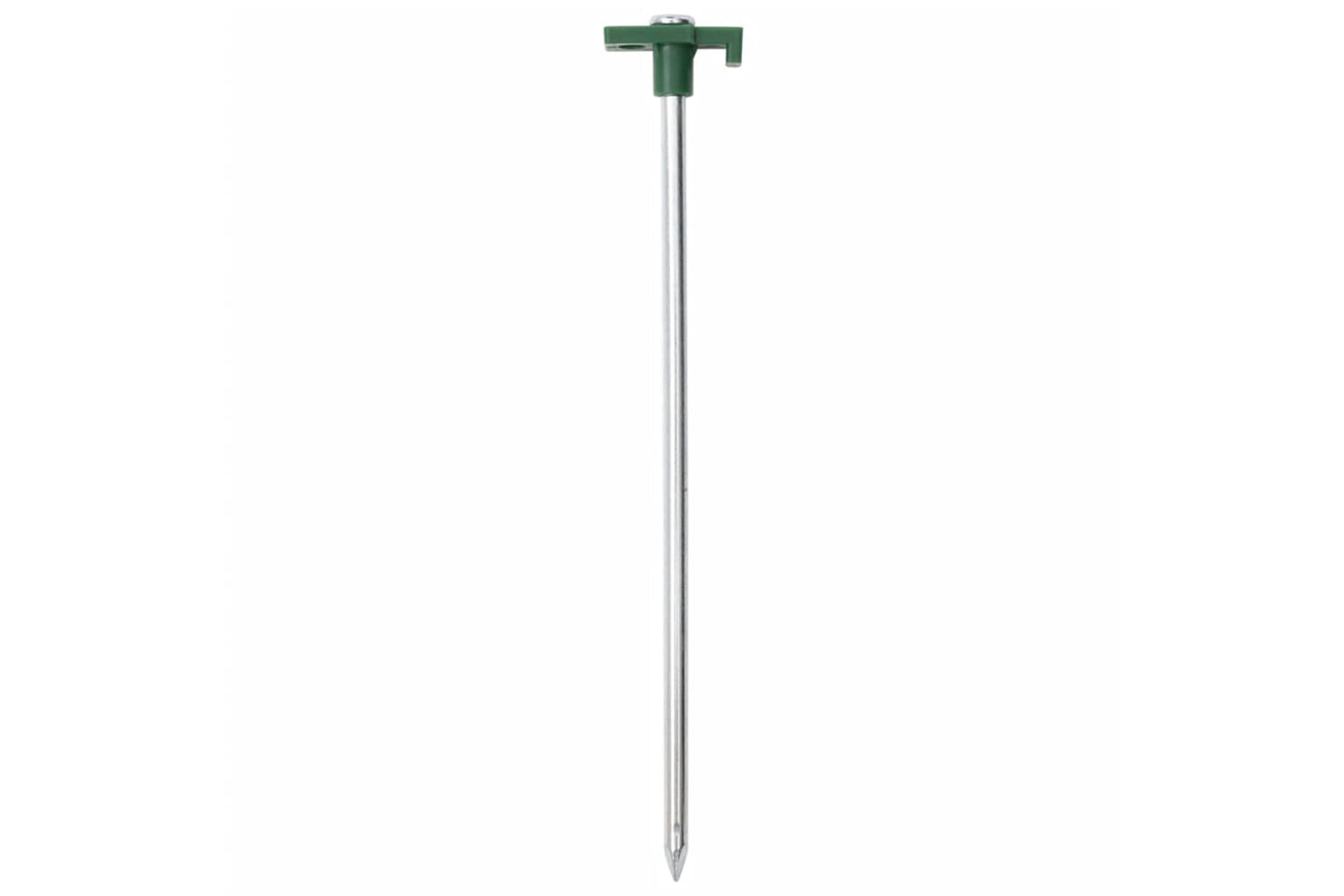 vidaXL 4009356 Tent Pegs 12 Pcs 25cm 7mm Galvanised Steel And Pp-3