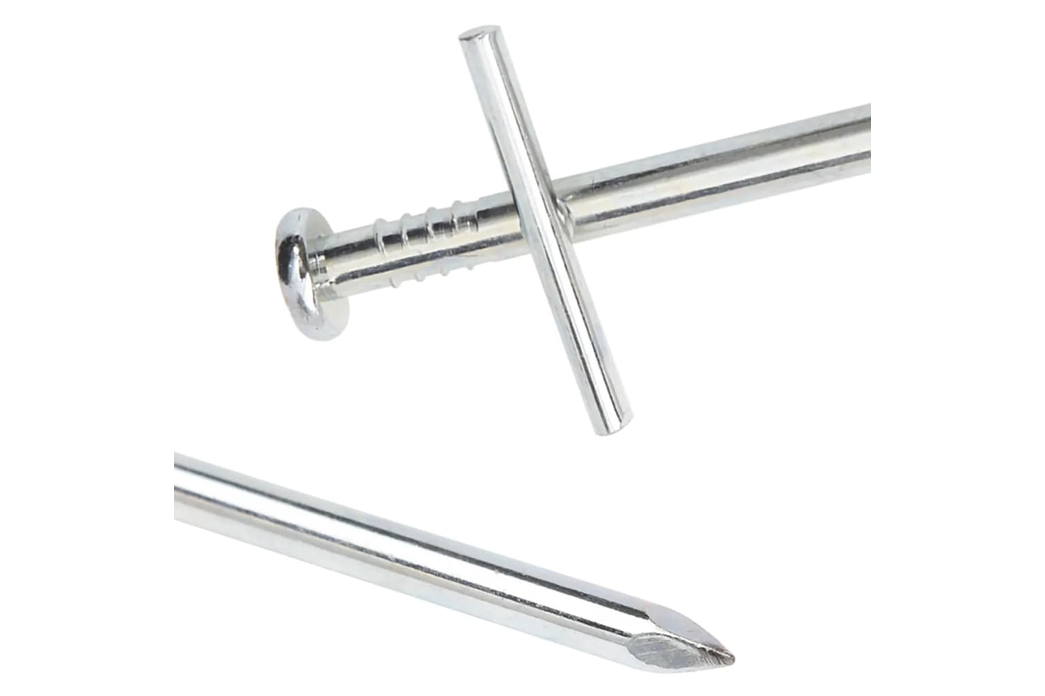 vidaXL 4009339 Tent Pegs 24 Pcs 23cm x 6mm Galvanised Steel-4