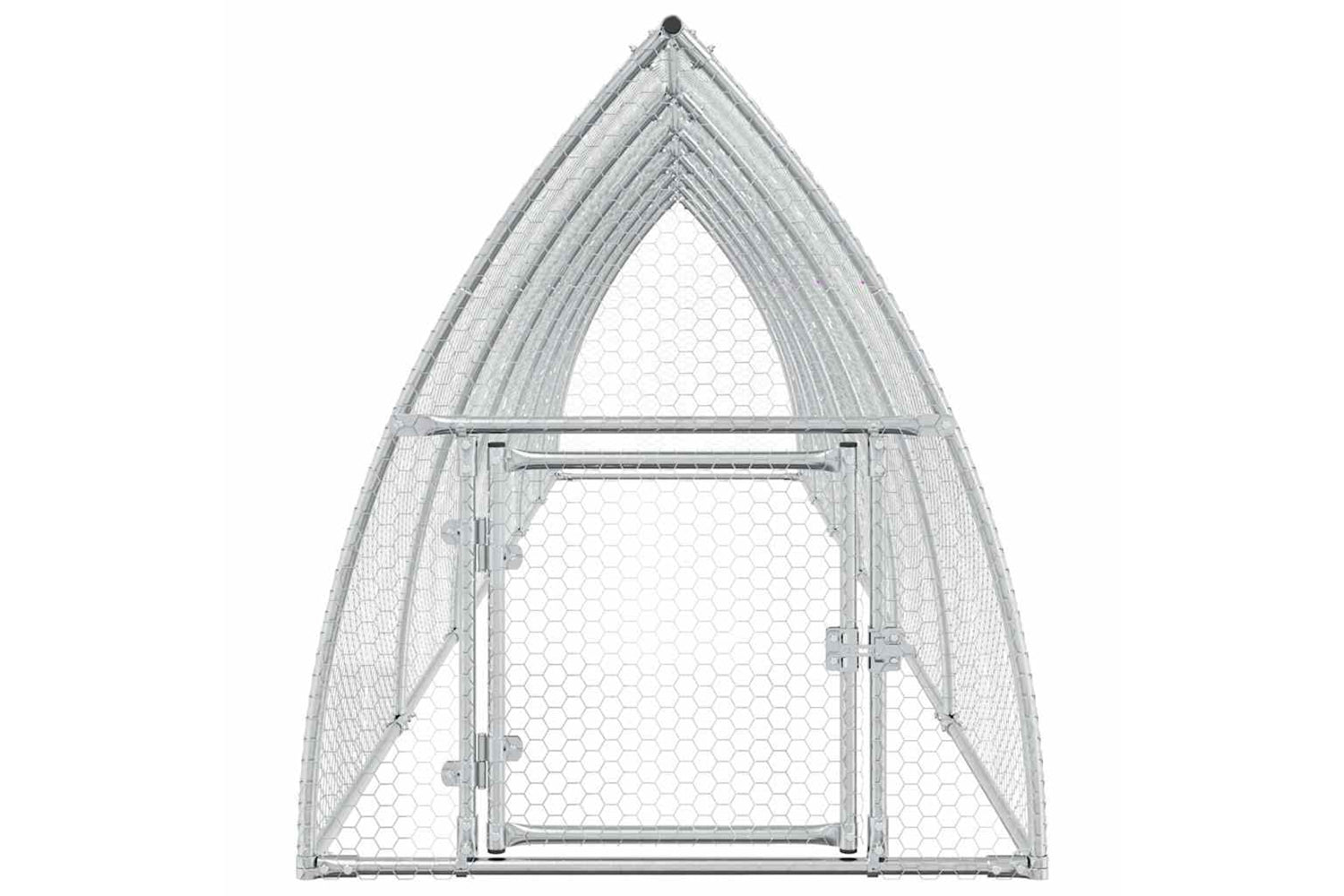 Vidaxl Chicken Cage Silver 600x105x120 Cm Galvanised Steel-3