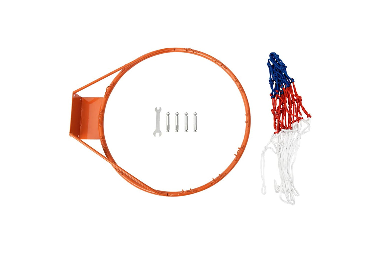Vidaxl Basketball Ring Orange 39 Cm Steel-6