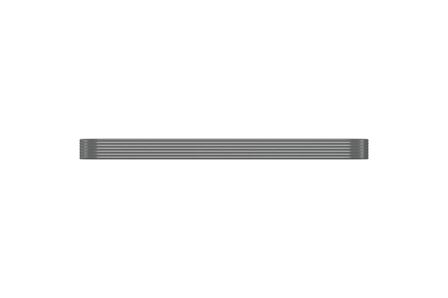 vidaXL 319009 Garden Raised Bed Powder-coated Steel 507x100x36cm Grey-2