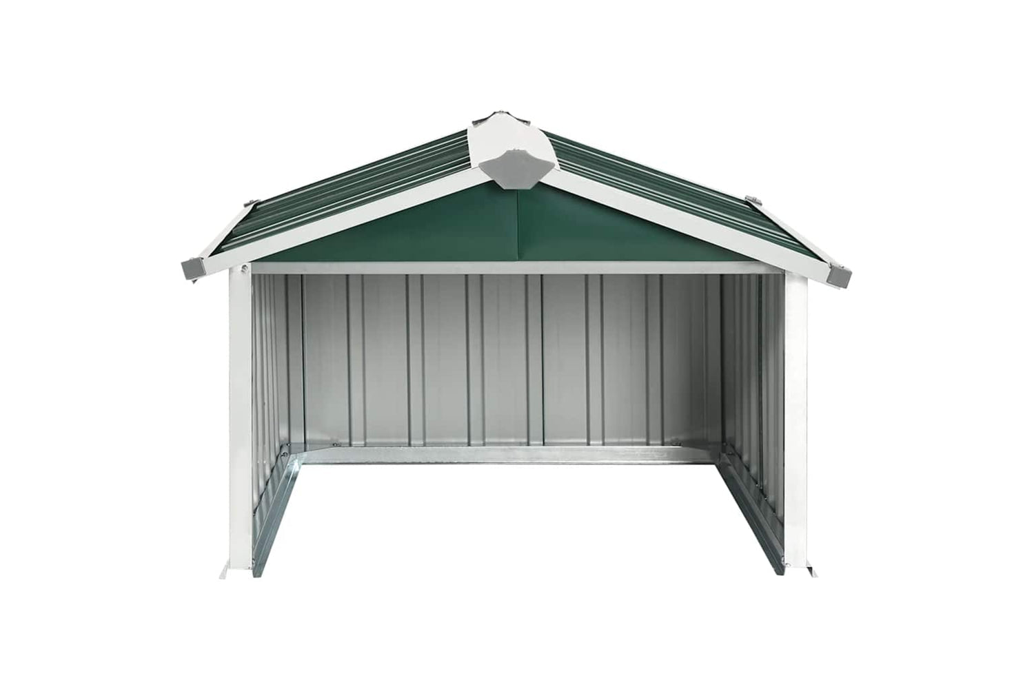 vidaXL 150907 Garden Robot Lawnmower Shed 92x97x63cm Galvanised Steel Green-2