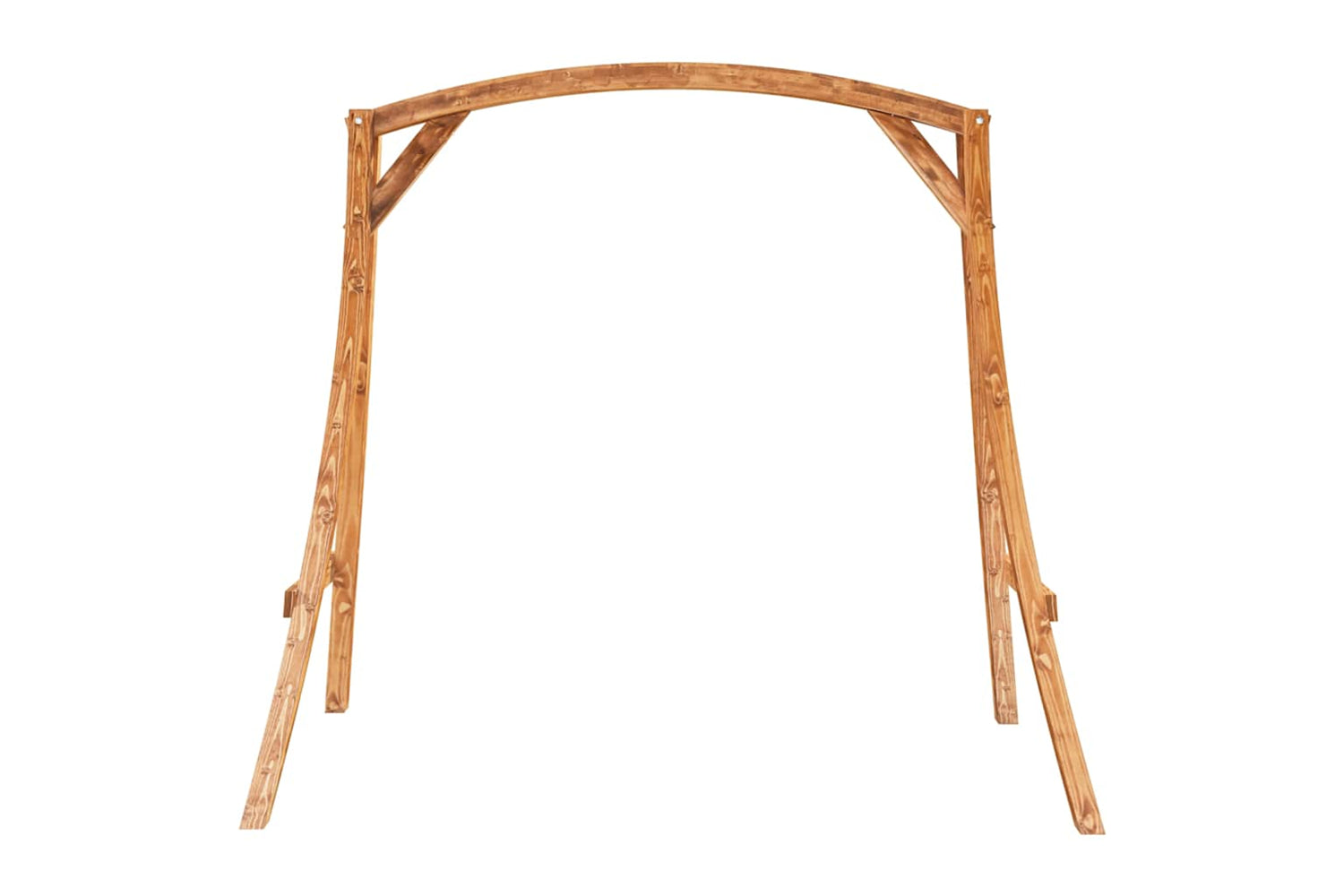 Vidaxl 313934 Swing Frame Solid Bent Wood With Teak Finish-2